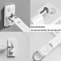 Retractable Clothesline Clothesline Rope Drying Rack Balcony Clothes Line with Hanger Hole, White