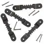 Juvale 200-Count 1.8 Inch Metal Sawtooth Picture Frame Hangers with 400 Screws Juvale 200-Count 1.8 Inch Metal Sawtooth Picture Frame Hangers with 400 Screws