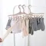 HJYPYJ Magic Hanger,Household PP Multi-Clip Folding Hanger,Durable Space-Saving Organizer Hangers, Not Easily Deformed/Beige / 20 pcs HJYPYJ Magic Hanger,Household PP Multi-Clip Folding Hanger,Durable Space-Saving Organizer Hangers, Not Easily Deformed/Beige / 20 pcs