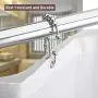 DadyMart Shower Curtain Hooks Rust Resistant Shower Curtain Rings Metal Double Glide Rollers Shower Hooks for Bathroom Shower Curtain Rods Curtains, Set of 12, Nickel DadyMart Shower Curtain Hooks Rust Resistant Shower Curtain Rings Metal Double Glide Rollers Shower Hooks for Bathroom Shower Curtain Rods Curtains, Set of 12, Nickel