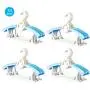 Hangers Plastic Kids, No-Slip Space Saving Clothes Hangers for Babies Toddler Children Youth Perfectly Sized for Kids 0-12 Years - Blue,30PACK