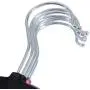 Cute 100Pcs Non Slip Velvet Clothes/Suit/Shirt/Pants Hangers White, Black, Purple And Red Cute 100Pcs Non Slip Velvet Clothes/Suit/Shirt/Pants Hangers White, Black, Purple And Red