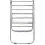 Aviat Clothes Drying Rack Foldable Floor Free Standing Holder,Multifunction&Stainless Steel&Durable,Balcony Coat Hanger Stand Storage for Clothes, Suits,Towel,Hang Laundry [Ship from USA] (Silver)