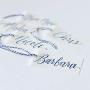 Wedding Gift Tags - Bridesmaid Gift Tags - Calligraphy Vellum Dress Hanger Tags - Personalized Wedding Gift Tag