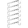 10Pcs Folding Shirts Coat Clothes Hanger Holders Save Space Non-Slip Clothing Organizer Practical Racks Hangers for Clothes