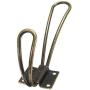 5Pcs/Set Bronze Vintage Coat Hooks Wall Hanging Hanger Pegs Clothes Keys Caps Holder Home Kitchen Bathroom by Xiaolanwelc