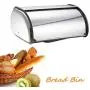 Hli-SHJHsmu Stainless Steel Bread Boxes Storage Bin Kitchen Cake Food Container Bread Holder Kitchen Tool Hli-SHJHsmu Stainless Steel Bread Boxes Storage Bin Kitchen Cake Food Container Bread Holder Kitchen Tool