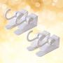 TOPBATHY 4pcs Over The Door Hook Plastic Door Hangers Door Back Hook for Clothes Hats Towels Home Office Bathroom Kitchen (White) TOPBATHY 4pcs Over The Door Hook Plastic Door Hangers Door Back Hook for Clothes Hats Towels Home Office Bathroom Kitchen (White)
