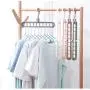 10pcs Random Color Multi-Port Support Circle Clothes Hanger Clothes Drying Racks Multifunction Plastic Scarf Clothes Hanger Hangers Storage Rack 10pcs Random Color Multi-Port Support Circle Clothes Hanger Clothes Drying Racks Multifunction Plastic Scarf Clothes Hanger Hangers Storage Rack