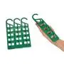 Home-X Set of 4 Space Saving Hanger Holders, Creates Extra Storage Space