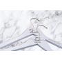 Personalized Bridal Hangers, Custom Wedding Hanger with Bow, Wooden Bridesmaid Hangers, Wedding Dress Hanger for Bride and Groom (White, Center Only + Laser Engraving) Personalized Bridal Hangers, Custom Wedding Hanger with Bow, Wooden Bridesmaid Hangers, Wedding Dress Hanger for Bride and Groom (White, Center Only + Laser Engraving)