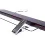 Amber Home Solid Gugertree Deluxe Wooden Pants Hangers Bottom Hanger Jeans Hanger Skirt Hanger with 2-Adjustable Clips (Walnut, 24) Amber Home Solid Gugertree Deluxe Wooden Pants Hangers Bottom Hanger Jeans Hanger Skirt Hanger with 2-Adjustable Clips (Walnut, 24)