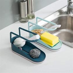 Panzisun Panzisun Towel Sponge Storage Rack Kitchen Drain Rag Dishcloth Hanging Shel Fplastic Bathroom Soap Holder Hanger Dish Cloths Leach Water Organzier