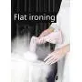 TJZY Mini Handheld Hanging Ironing Machine 1500W High Power Clothes Steam Iron,Wrinkle Removal 280Ml High Capacity Automatic Power-Off Anti-Dry Clean Disinfection Steam Engine,Suitable for a Variety o