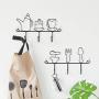 Iusun Wall Hooks Set Plain Style Adorable Design Towel Bag Hanger Keys Cloth Seamless Hooks Bathroom Bedroom Kitchen Office Indoor/Outdoor Hanging Kit Tool Storage Garage Organizer Choice