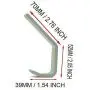 (Pack of 2)Motorcycle Helmet Holder, Jacket Hanger, Motorbike Wall Mount Display Rack Hoook,Wall Mounted Equestrian Helmet Storage Rack,STAINLESS STEEL,with mounting screws(no Helmet) (Pack of 2)Motorcycle Helmet Holder, Jacket Hanger, Motorbike Wall Mount Display Rack Hoook,Wall Mounted Equestrian Helmet Storage Rack,STAINLESS STEEL,with mounting screws(no Helmet)