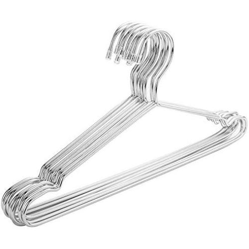 GNSDA 20 Pack Stainless Steel Clothes Hangers Strong Metal Coat Hangers Wire Hangers Suit Hangers - 16.5 Inch - Wire Hangers Clothes