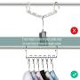 MC Magic Cloth Hanger Wonder Space Saving Hangers Metal Closet Organizer for Closet