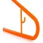 HANGERWORLD 10 Orange 16inch Plastic All Purpose Coat Clothes Garment Pant Skirt Bar Hangers Loop Hooks HANGERWORLD 10 Orange 16inch Plastic All Purpose Coat Clothes Garment Pant Skirt Bar Hangers Loop Hooks
