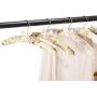 16 inches Satin Padded Hangers for Women Clothing - GLCON Padded Clothes Hangers for Sweaters - No Bump Fancy Floral Bridal Hangers for Adult Coat Suit Wedding Dress (Pack of 10)