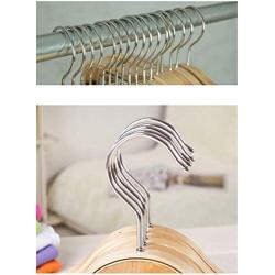 Childrens/Adult Solid Wooden Clothes Hangers with Soft Non-Slip Teeth for Coats, Blazers, Jackets, Shirts and Blouses,32/1.2cm