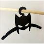 Sportskindom Batman Decoration Hanger Nordic Style Racks Kids Room Softcover Clothes Hangers Creative Crafts Hangers (5pcs)