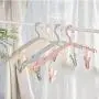 EvaroFly Multipurpose Portable Folding Hanger, Save Space Storage Clothes Hanger, Travel -Green 4 Pcs