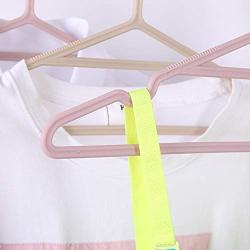 Grey990 5pcs Solid Color Non-Slip Plastic Pants Clothes Hanger Home Groove Drying Rack Blue