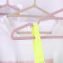 Grey990 5pcs Solid Color Non-Slip Plastic Pants Clothes Hanger Home Groove Drying Rack Blue