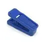 Plastic Slim-line Finger Clip Black Hanger Clips (60, Blue) Plastic Slim-line Finger Clip Black Hanger Clips (60, Blue)