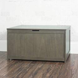 Forever Eclectic by Child Craft Harmony Toy Boxes Storage Chest (Dapper Gray)