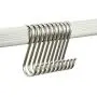 RuiLing 6-Pack Size X-Large Flat S Hooks Heavy-Duty Genuine Solid 304 Stainless Steel S Shaped Hanging Hooks,Kitchen Spoon Pan Pot Hanging Hooks Hangers Multiple uses.