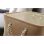 TheWarmHome Decorative Basket Rectangular Fabric Storage Bin Organizer Basket with Handles for Clothes Storage (Beige, 13.8L9.8W6.7H) TheWarmHome Decorative Basket Rectangular Fabric Storage Bin Organizer Basket with Handles for Clothes Storage (Beige, 13.8L9.8W6.7H)