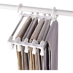 ZLKB Hangers,Clothes Pants Non-Slip Closet Organizer for Scarfs Jeans Clothes