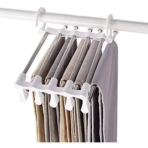 ZLKB Hangers,Clothes Pants Non-Slip Closet Organizer for Scarfs Jeans Clothes