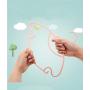 Child Clothes Hanger Plastic Anti-skidding Wrinkle Prevention Environmental Protection No Smells Sun Protection Strong Loading Capacity Durable -d 20-Pack