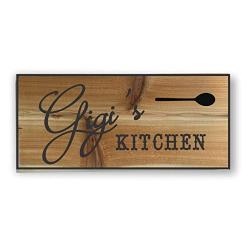 PERSONALIZED KITCHEN SIGN, RECLAIMED CEDAR 12X5 WITH HANGER, RUSTIC COUNTRY ELEGANT WOOD SIGN, UNIQUE GIFT, HOUSEWARMING GIFT, ANNIVERSARY GIFT, BIRTHDAY GIFT, MOTHERS DAY GIFT, WEDDING GIFT