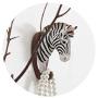 Bueer Creative Resin and Iron Rustic Vintage Animal Head Wall Mounted Hanger Iron Rack Cloth Coat Scarf Towel Bag Key Wall Hooks Rack Bathroom Kitchen Decoration