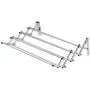 GJH One Wall Mounted Drying Rack Stainless Expandable Clothes Hanger Towel Laundry Room GJH One Wall Mounted Drying Rack Stainless Expandable Clothes Hanger Towel Laundry Room