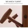ZIHAOC Wooden Coat Rack, Corridor Entrance Style Clothes Rack, Hall Hangers, 10 Hooks, Modern Style, Solid and Stable, Super Easy to Assemble,B ZIHAOC Wooden Coat Rack, Corridor Entrance Style Clothes Rack, Hall Hangers, 10 Hooks, Modern Style, Solid and Stable, Super Easy to Assemble,B