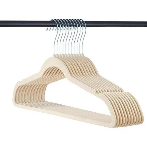 Deppon Velvet Clothes Hanger 30 Pack Non-Slip Suite Racks for Coat, T-Shirt, Sweater and More