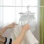 yehhad Non-Slip Cascading Clothes Hanger, Space Saving Folding Retractable Closet Storage Organizer with 360° Swivel Hook