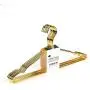 Amber Home Adult Heavy Duty Gold Wire Metal Coat Hanger Clothes Hangers, Strong Coat Hanger, Slim Shirt Hangers, Metal Hangers with notches, 10 Pack (Gold Length 17) Amber Home Adult Heavy Duty Gold Wire Metal Coat Hanger Clothes Hangers, Strong Coat Hanger, Slim Shirt Hangers, Metal Hangers with notches, 10 Pack (Gold Length 17)