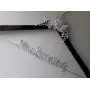 Wedding Hanger, One Line Personalized wedding hanger, Brides Hanger, Personalized Bridal Gift, Wedding Dress Hanger, Bridesmaid, With Flower, Pearls. Wedding Hanger, One Line Personalized wedding hanger, Brides Hanger, Personalized Bridal Gift, Wedding Dress Hanger, Bridesmaid, With Flower, Pearls.