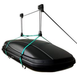 StoreYourBoard Cargo Boxes Ceiling Storage Hoist, Rooftop Carriers, Hi Lift Pro Garage Pulley, Hanger Rack