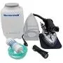 Silver Star Bottle Steam Iron ES-85 Gravity Feed Steam Iron with Non-Stick Laminate Sole Plate, Demineralizer (Includes LED Flashlight)