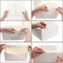 Moretoes 24pcs 10x10x5 Inches White Bakery Boxes with Window for Pastries, Cookies, Pie, Cupcakes Moretoes 24pcs 10x10x5 Inches White Bakery Boxes with Window for Pastries, Cookies, Pie, Cupcakes