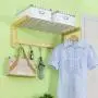 Cxjff Wall Coat Rack Clothes Hat Hanger Holder Hooks Rods Shelf Wood Fashion, 3 Colors Available, 72.3x32x25CM (Color : Log) Cxjff Wall Coat Rack Clothes Hat Hanger Holder Hooks Rods Shelf Wood Fashion, 3 Colors Available, 72.3x32x25CM (Color : Log)