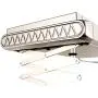 YHLZ Drying Rack, Wall Mounted Folding Clothes Hanger Drying Rack with Octagonal LED Panel Light, UV Disinfection Lamp, Safety Protection System