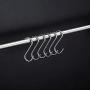 WENCHENG 100 Pcs 2.8 inch S Shaped Hooks Stainless Steel S Hooks, Sliver S Hooks Rack Hangers Heavy Duty S Hanging Hangers Hooks for Kitchen, Work Shop, Bathroom, Garden